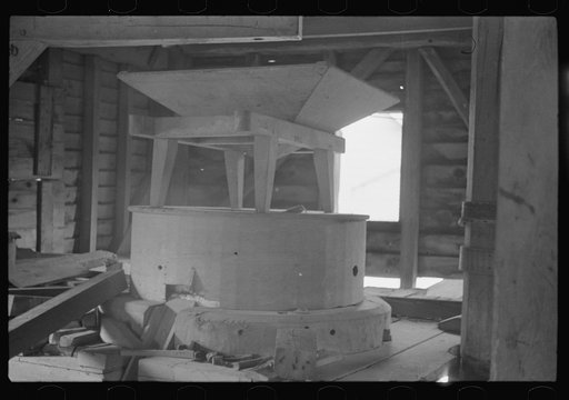 Untitled photo, possibly related to: Old gristmill hopper, on way to Skyline Drive, Virginia