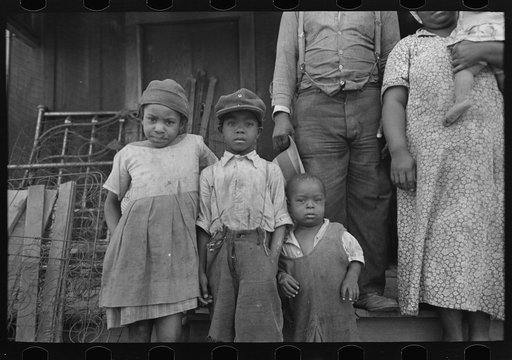 Children of FSA (Farm Security Administration) client, former sharecropper, Southeast Missouri Farms