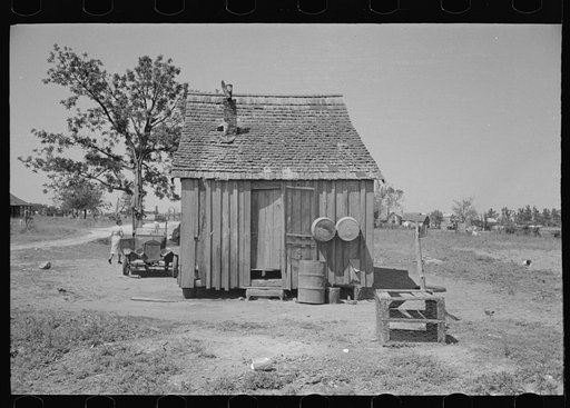 Untitled photo, possibly related to: New Madrid County, Missouri sharecropper's home