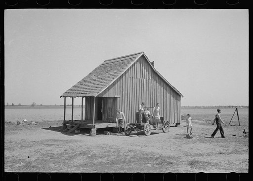Untitled photo, possibly related to: New Madrid County, Missouri sharecropper's home