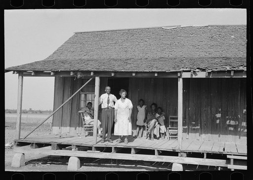 Untitled photo, possibly related to: Wife of former sharecropper, Southeast Missouri Farms