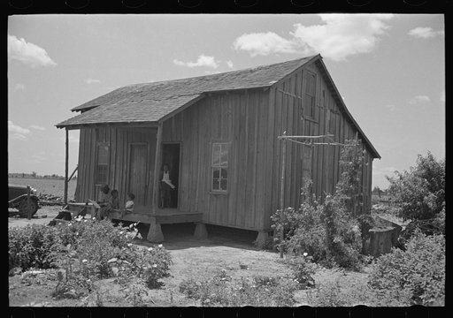 Untitled photo, possibly related to: Sharecropper home, New Madrid County, Missouri