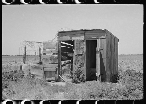 Combination henhouse and privy, Southeast Missouri Farms