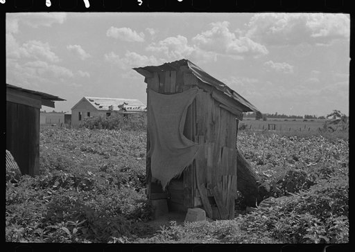 Sharecropper privy, Southeast Missouri Farms