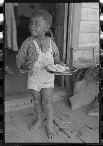 Untitled photo, possibly related to: Child of sharecropper, Southeast Missouri Farms