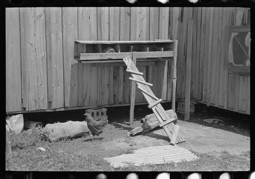 Improvised henhouse of sharecroppers, Southeast Missouri Farms