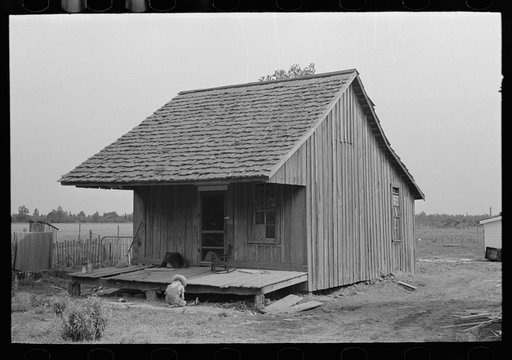 Sharecropper cabin, Southeast Missouri Farms