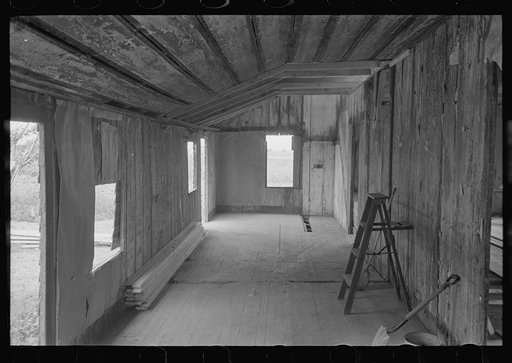Southeast Missouri Farms Project. Interior of house being remodeled