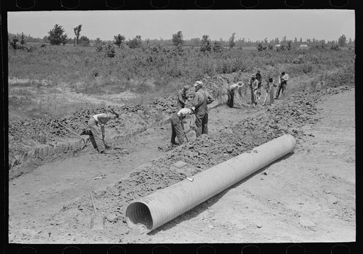 Southeast Missouri Farms Project. Drainage ditch