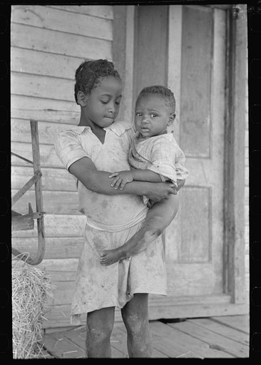 Children of sharecropper, Southeast Missouri Farms Project