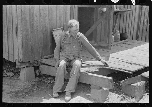 Untitled photo, possibly related to: Father of FSA (Farm Security Administration) client, Southeast Missouri Farms