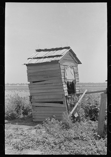 Privy used by sharecroppers, Southeast Missouri Farms