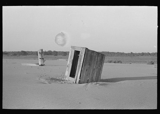 Untitled photo, possibly related to: Remnants of building deposited by 1937 flood in New Madrid Bird's Point Fuse Plug Levee District