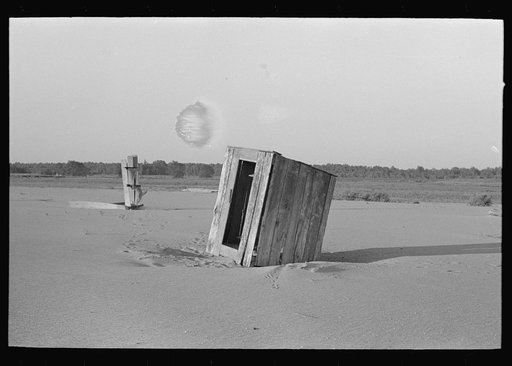 Remnants of building deposited by 1937 flood in New Madrid Bird's Point Fuse Plug Levee District