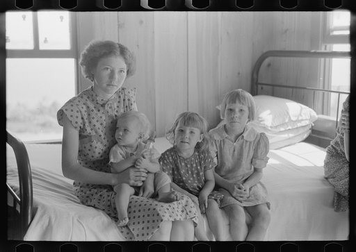 Untitled photo, possibly related to: Child of people living on river side of levee, Caruthersville, Missouri