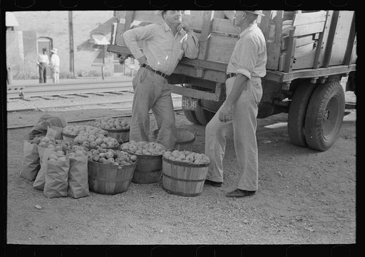 Apples and peddlers, Steele, Missouri