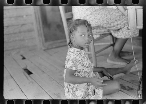 Child of FSA (Farm Security Administration) client under tenant purchase program near Caruthersville, Missouri