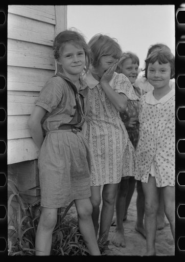 Daughter of farmers near La Forge Project, Missouri. Southeast Missouri Farms school