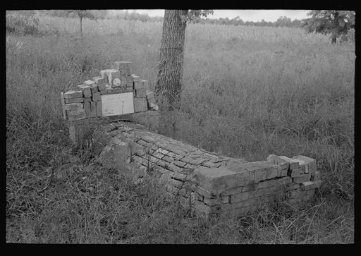 Untitled photo, possibly related to: Old grave near Cruger, Mississippi