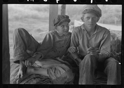 Sons of fishermen, Olga, Louisiana
