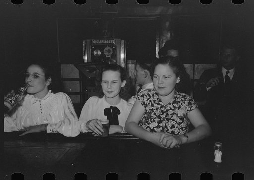 Untitled photo, possibly related to: Drinking at the bar, crab boil night, Raceland, Louisiana