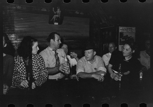 Untitled photo, possibly related to: Drinking at the bar, crab boil night, Raceland, Louisiana