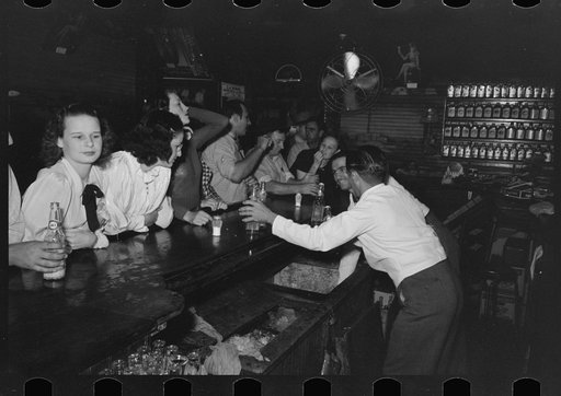 Untitled photo, possibly related to: Drinking at the bar, crab boil night, Raceland, Louisiana
