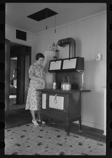 Untitled photo, possibly related to: Bathroom in farmer's home, Lake Dick Project, Arkansas