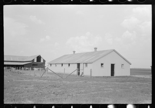 Dairy barns, Lake Dick Project, Arkansas