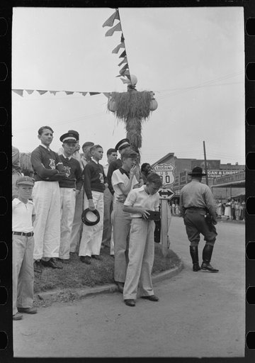 Untitled photo, possibly related to: Highway direction markers, Crowley, Louisiana