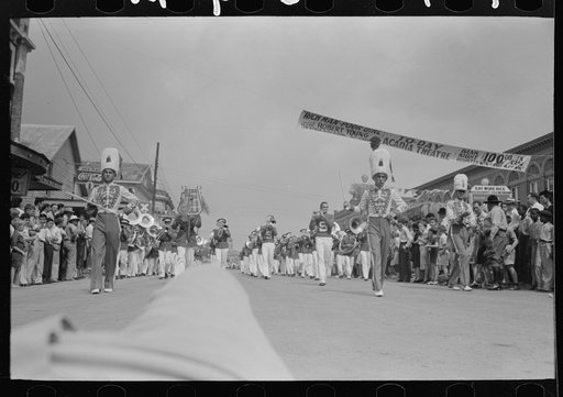 Untitled photo, possibly related to: Parade of the balloons, National Rice Festival, Crowley, Louisiana