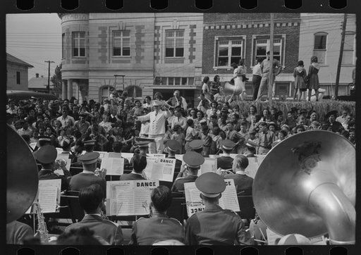 Band concert, National Rice Festival, Crowley, Louisiana