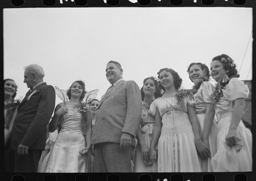 Untitled photo, possibly related to: Winner of largest family contest, National Rice Festival, Crowley, Louisiana