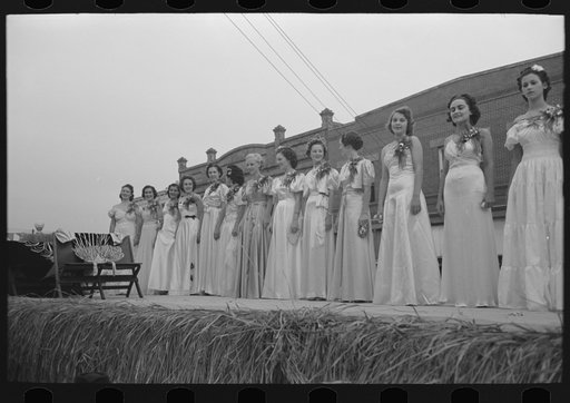 Untitled photo, possibly related to: Princesses, National Rice Festival, Crowley, Louisiana