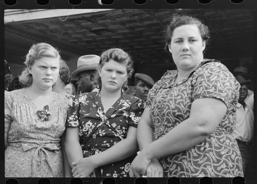 Cajun girls at Rice Festival, Crowley, Louisiana