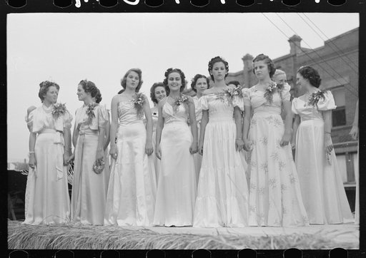 Untitled photo, possibly related to: Introducing the Queen to the radio audience, National Rice Festival, Crowley, Louisiana