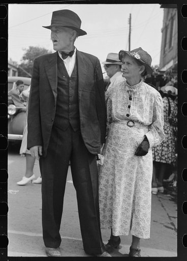 Spectators at National Rice Festival, Crowley, Louisiana