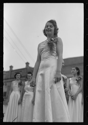 Untitled photo, possibly related to: Judges who selected the queen of the National Rice Festival, Crowley, Louisiana, from the group of princesses