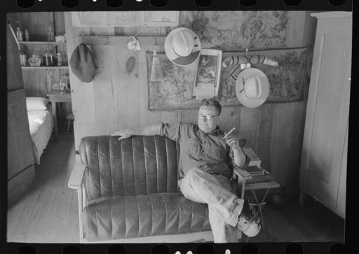 Junkyard owner, near Abbeville, Louisiana