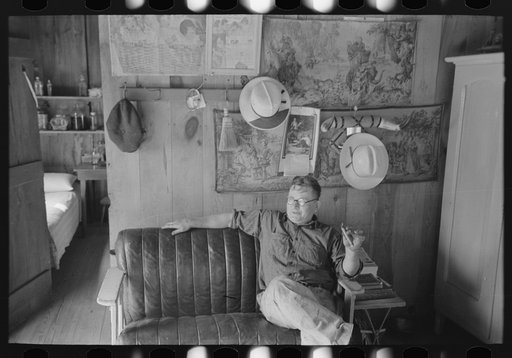 Untitled photo, possibly related to: Junkyard owner, near Abbeville, Louisiana