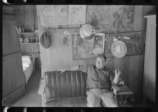 Untitled photo, possibly related to: Junkyard owner, near Abbeville, Louisiana