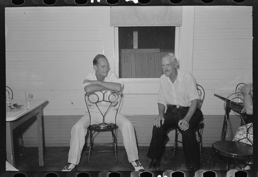 Spectators in barroom, Pilottown, Louisiana