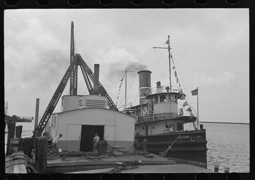 Untitled photo, possibly related to: U.S. Engineers' tugboat, Burrwood, Louisiana