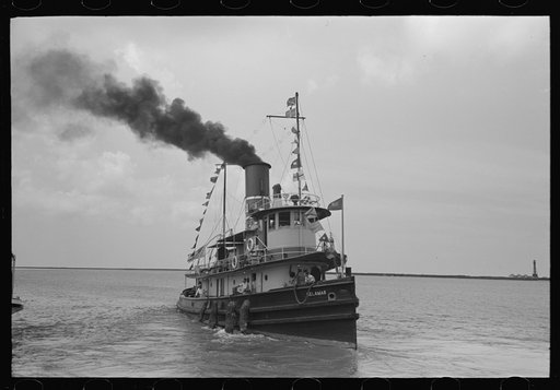 U.S. Engineers' tugboat, Burrwood, Louisiana