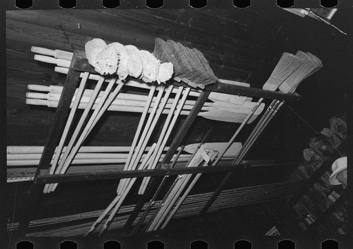 Untitled photo, possibly related to: Interior of general store, Olga, Louisiana