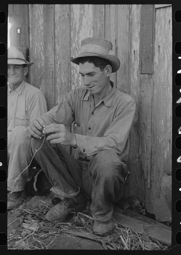 Untitled photo, possibly related to: Sugarcane worker, Louisiana