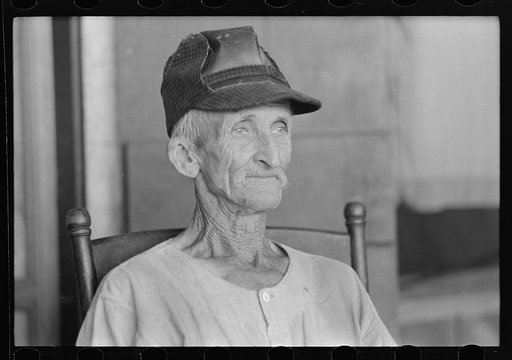 Old farmer near Lutcher, Louisiana