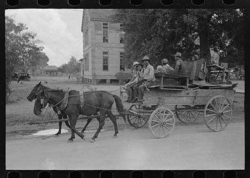Negro family moving, Opelousas, Louisiana
