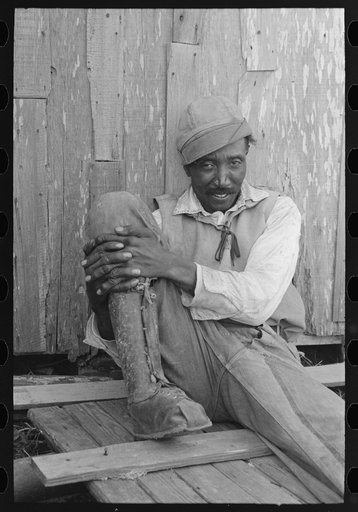 Untitled photo, possibly related to: Negro sugar caneworker, Louisiana