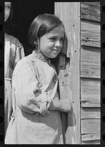 Daughter of sugarcane laborer, near New Iberia, Louisiana